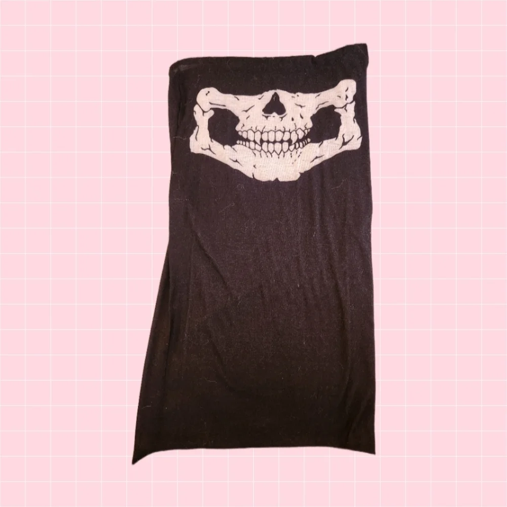 UrbanSource Black Seamless Skull Face Tube Mask COD Ghost